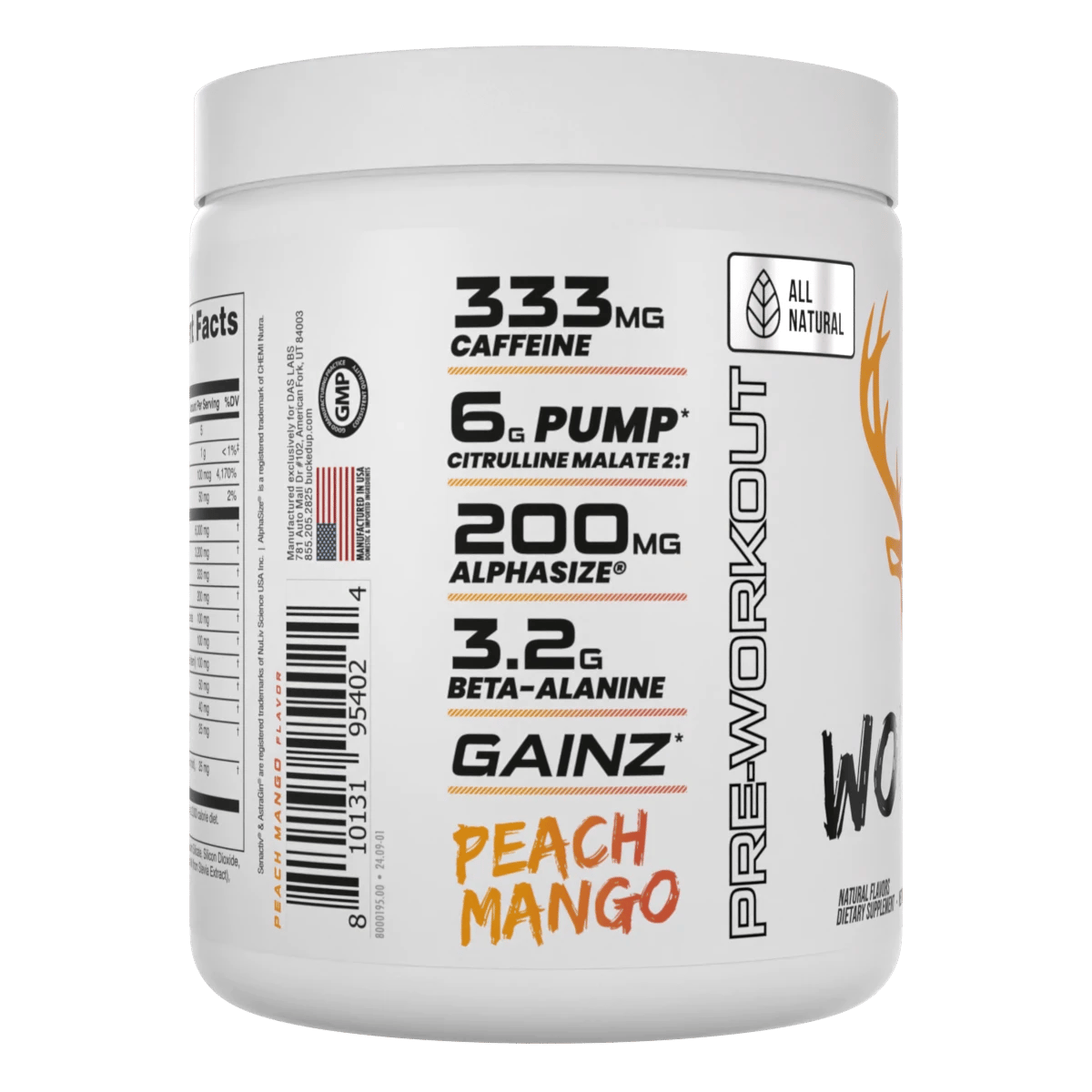All-Natural WOKE AF Pre-Workout | High-Stim Natural Energy Formula - Image 3