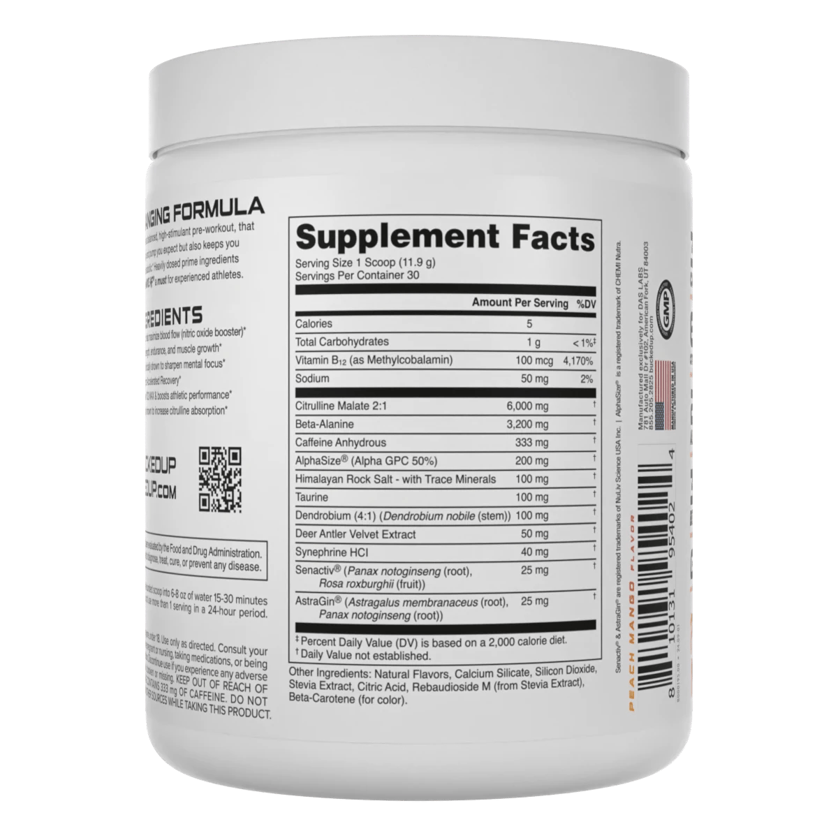 All-Natural WOKE AF Pre-Workout | High-Stim Natural Energy Formula - Image 4