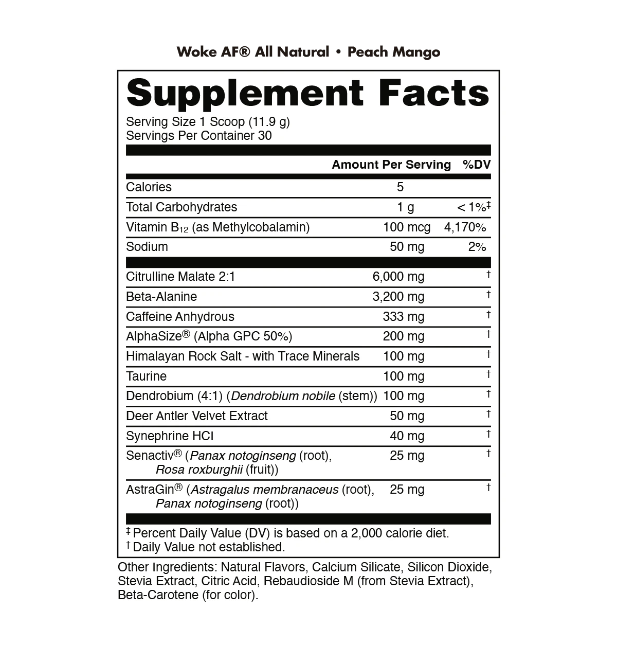 All-Natural WOKE AF Pre-Workout | High-Stim Natural Energy Formula - Image 5