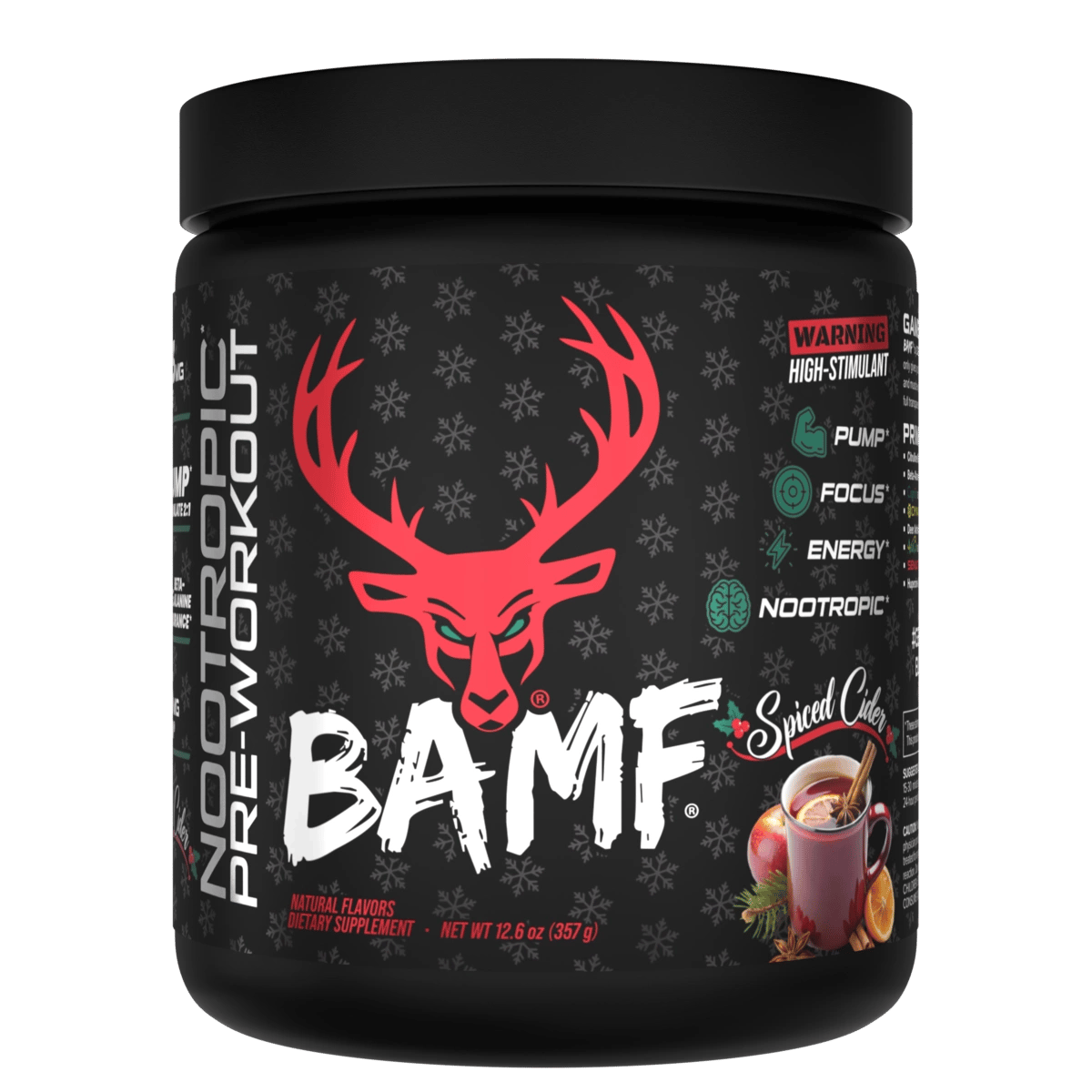 LAST CHANCE FLAVORS - BAMF High Stimulant Nootropic Pre-Workout - Image 4
